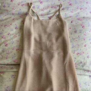 Gold Glitter Dress